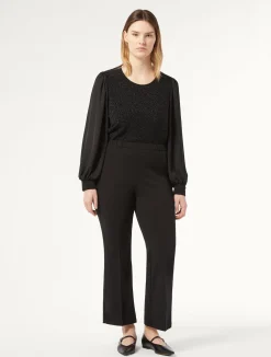 Online Marina Rinaldi Technical-fabric trousers BLACK