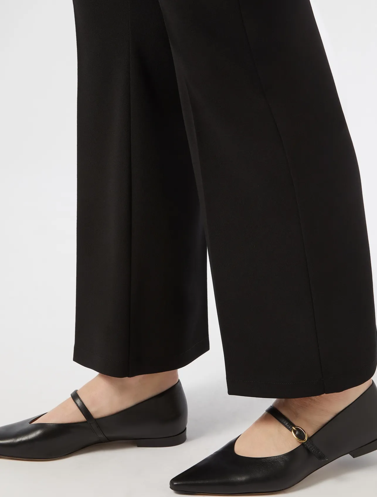 Online Marina Rinaldi Technical-fabric trousers BLACK