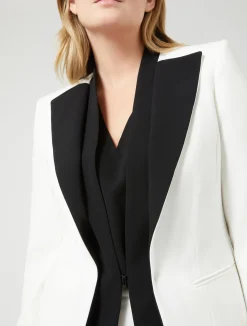 Clearance Marina Rinaldi Triacetate blazer WHITE
