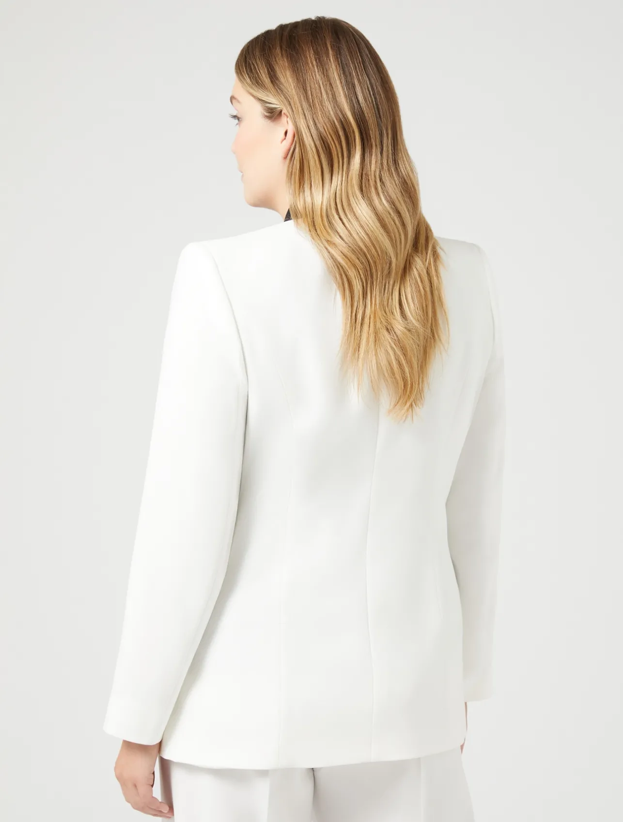 Clearance Marina Rinaldi Triacetate blazer WHITE