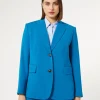 New Marina Rinaldi Triacetate cady blazer jacket TURQUOISE