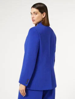 Sale Marina Rinaldi Triacetate cady blazer jacket BLUEPURPLE