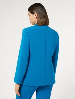 New Marina Rinaldi Triacetate cady blazer jacket TURQUOISE