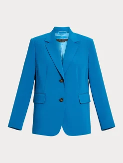 New Marina Rinaldi Triacetate cady blazer jacket TURQUOISE