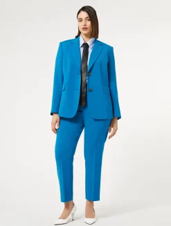 New Marina Rinaldi Triacetate cady blazer jacket TURQUOISE