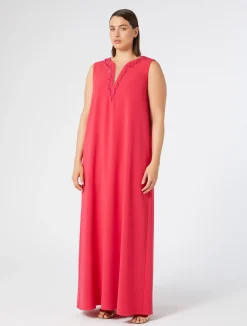 Sale Marina Rinaldi Triacetate cady dress FUCHSIA