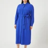 Outlet Marina Rinaldi Triacetate cady dress BLUEPURPLE