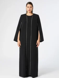 New Marina Rinaldi Triacetate cady dress BLACK
