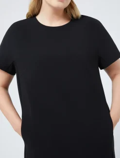 Hot Marina Rinaldi Triacetate cady dress BLACK