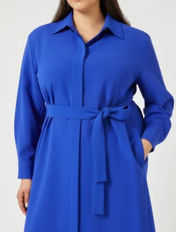 Outlet Marina Rinaldi Triacetate cady dress BLUEPURPLE
