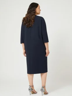 Hot Marina Rinaldi Triacetate cady dress MIDNIGHTBLUE