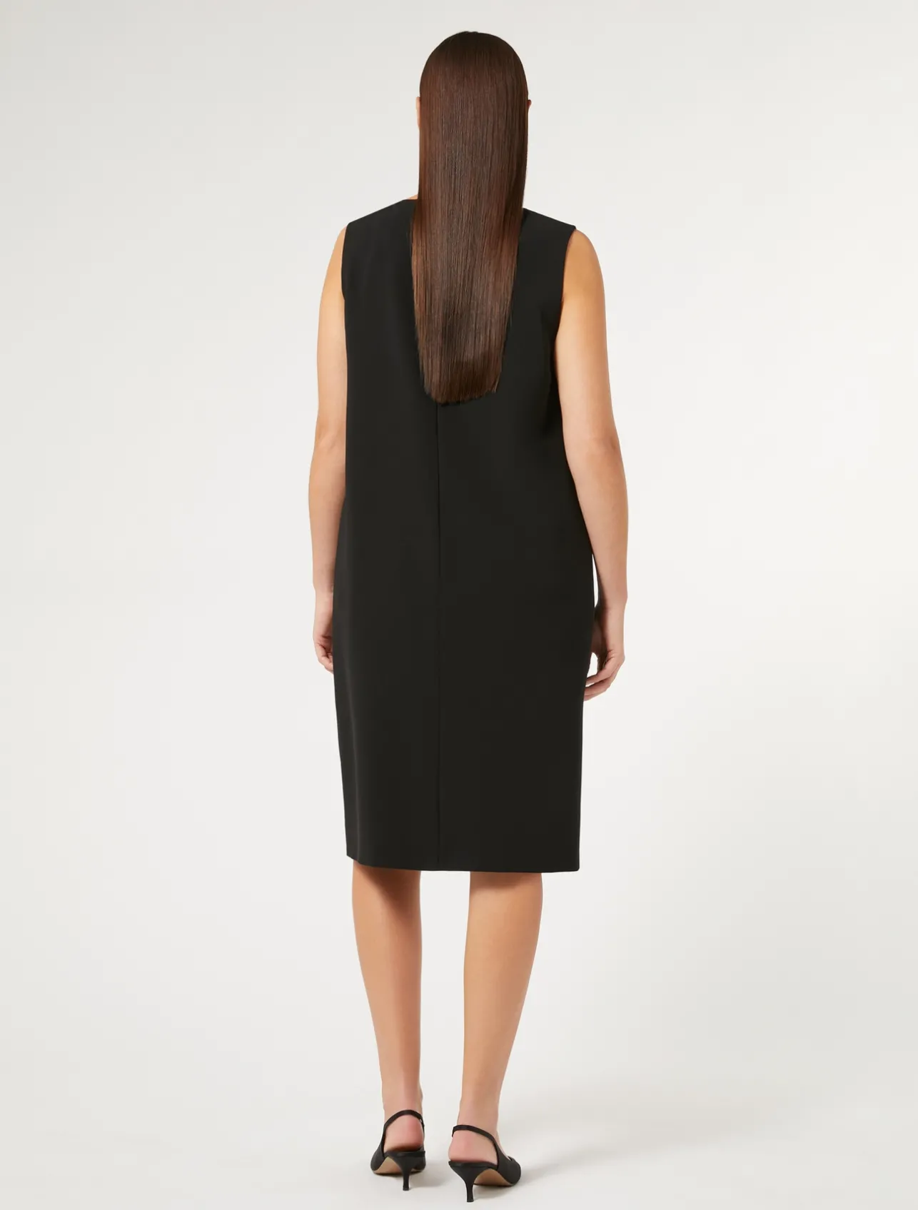 New Marina Rinaldi Triacetate cady dress BLACK