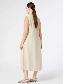 Sale Marina Rinaldi Triacetate cady dress BEIGE