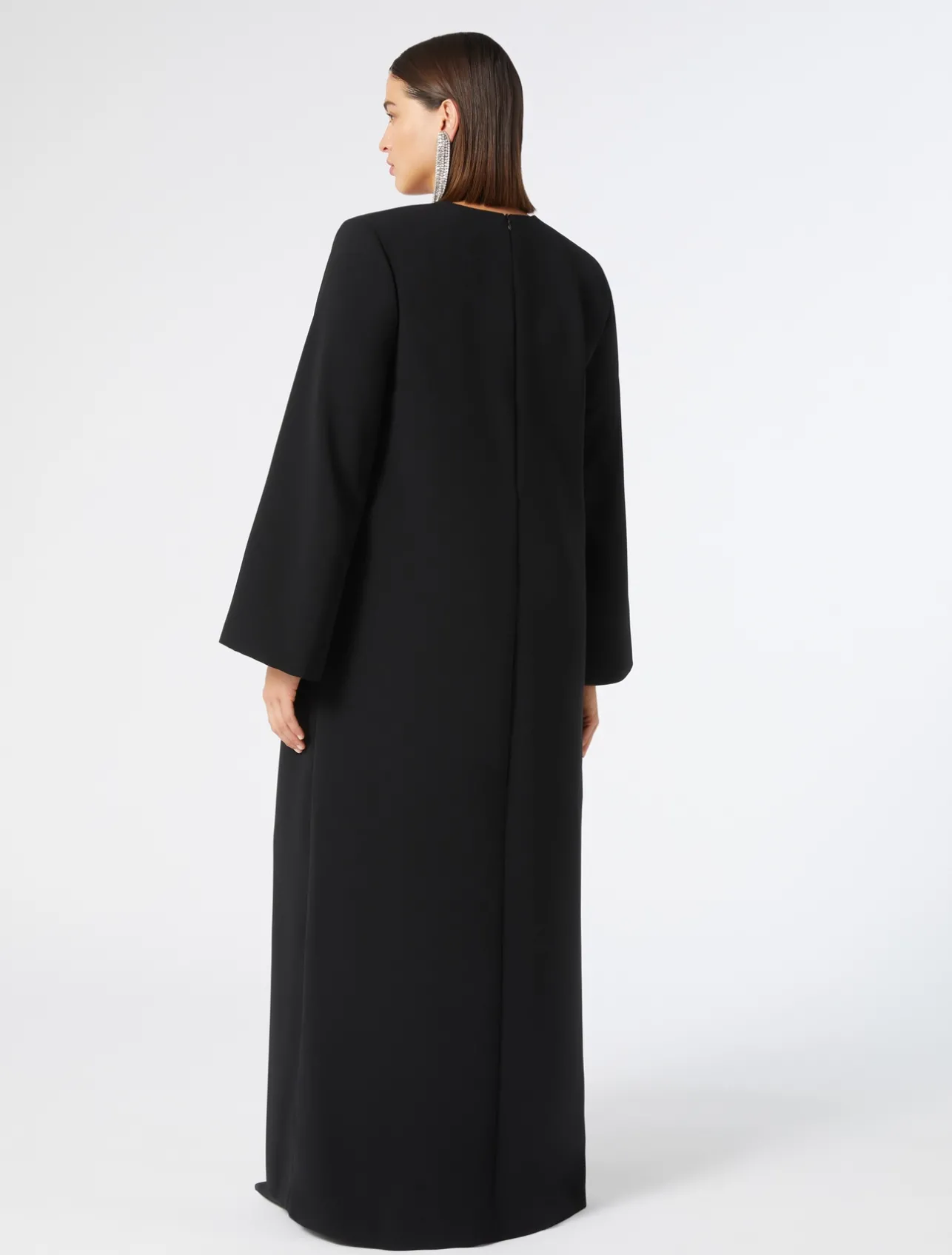 New Marina Rinaldi Triacetate cady dress BLACK