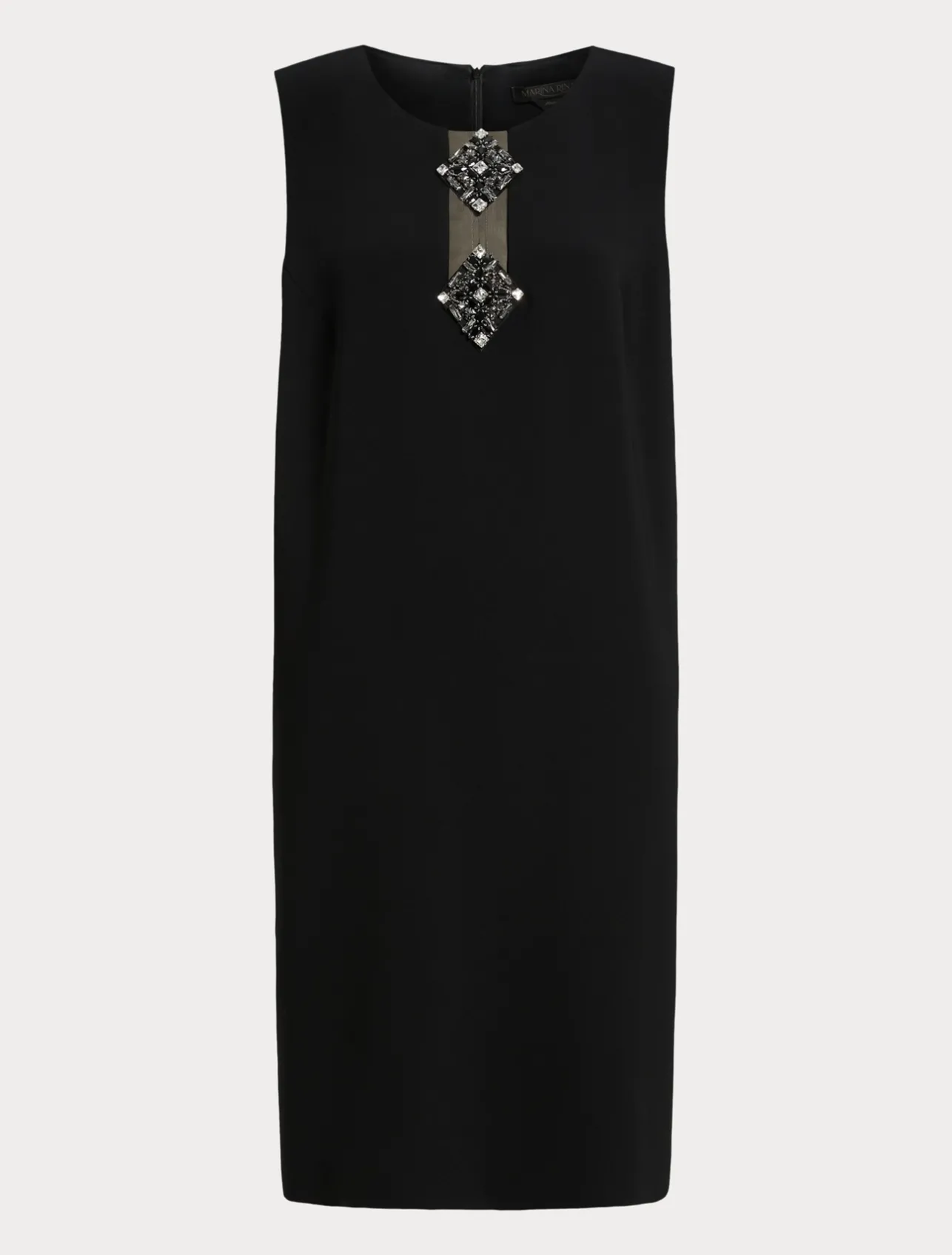 New Marina Rinaldi Triacetate cady dress BLACK