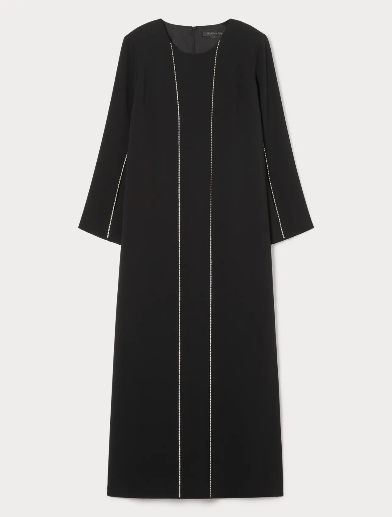 New Marina Rinaldi Triacetate cady dress BLACK