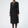 Online Marina Rinaldi Triacetate cady duster coat BLACK