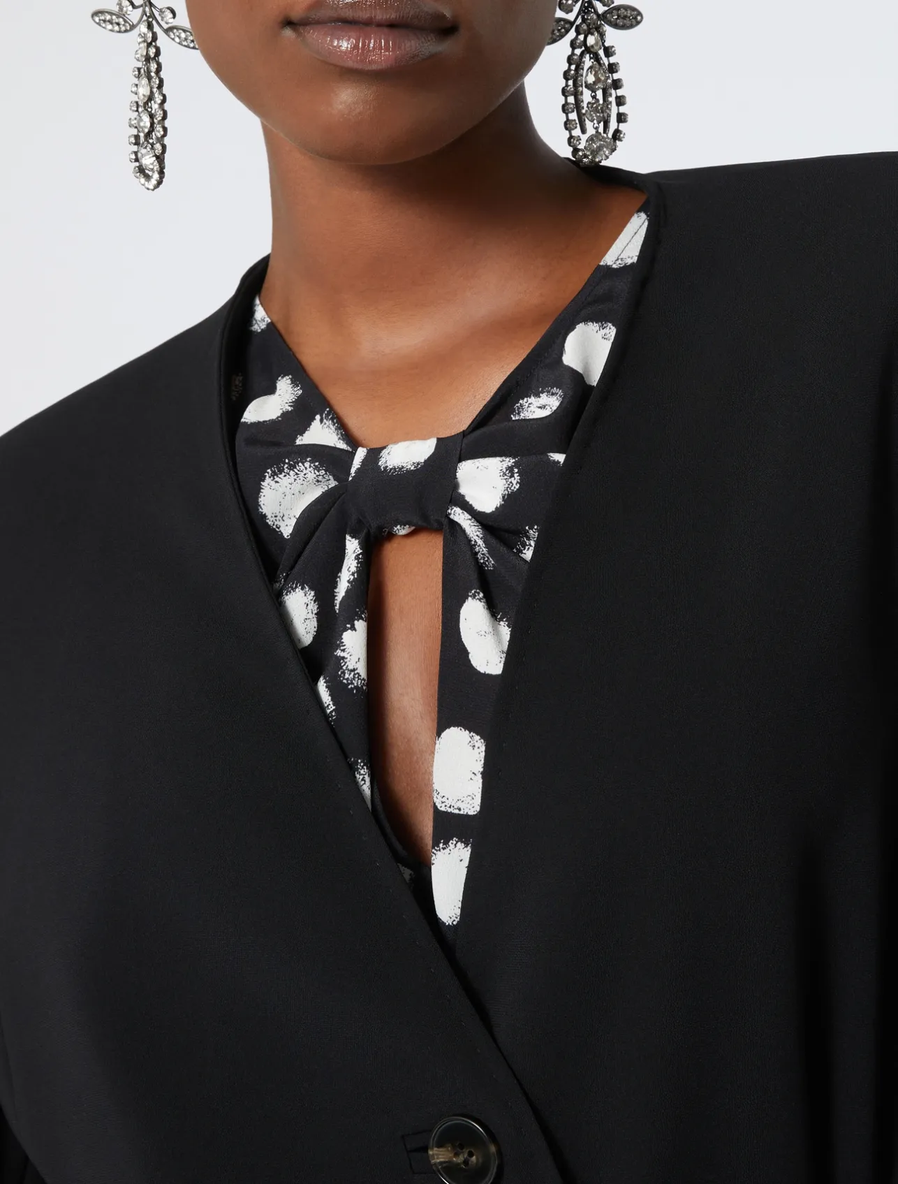 Online Marina Rinaldi Triacetate cady duster coat BLACK