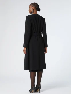 Online Marina Rinaldi Triacetate cady duster coat BLACK