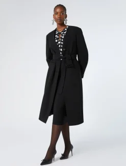 Online Marina Rinaldi Triacetate cady duster coat BLACK