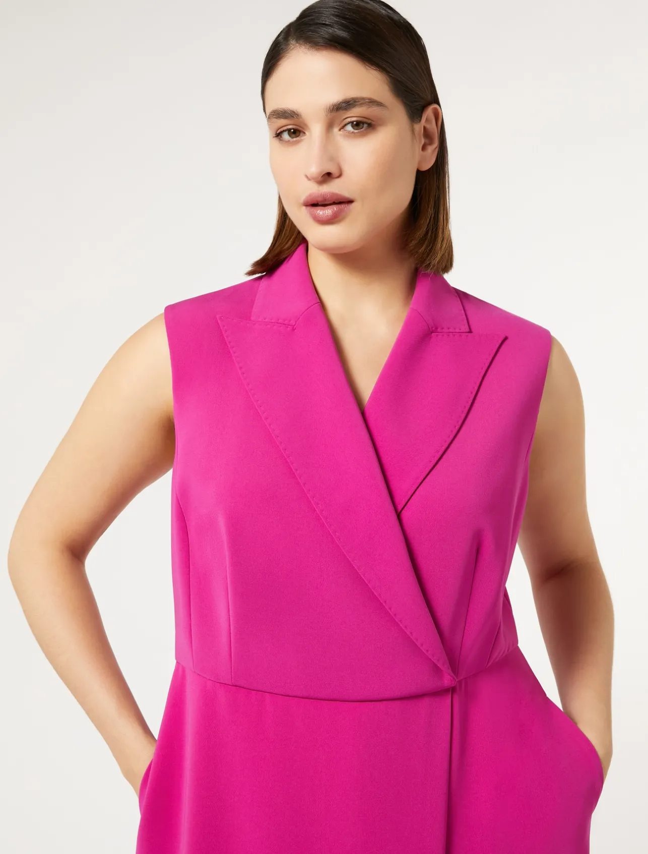 Hot Marina Rinaldi Triacetate cady jumpsuit FUCHSIA