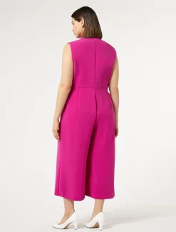 Hot Marina Rinaldi Triacetate cady jumpsuit FUCHSIA