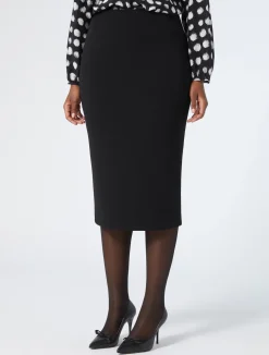 Sale Marina Rinaldi Triacetate cady skirt BLACK