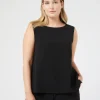 Clearance Marina Rinaldi Triacetate cady top BLACK