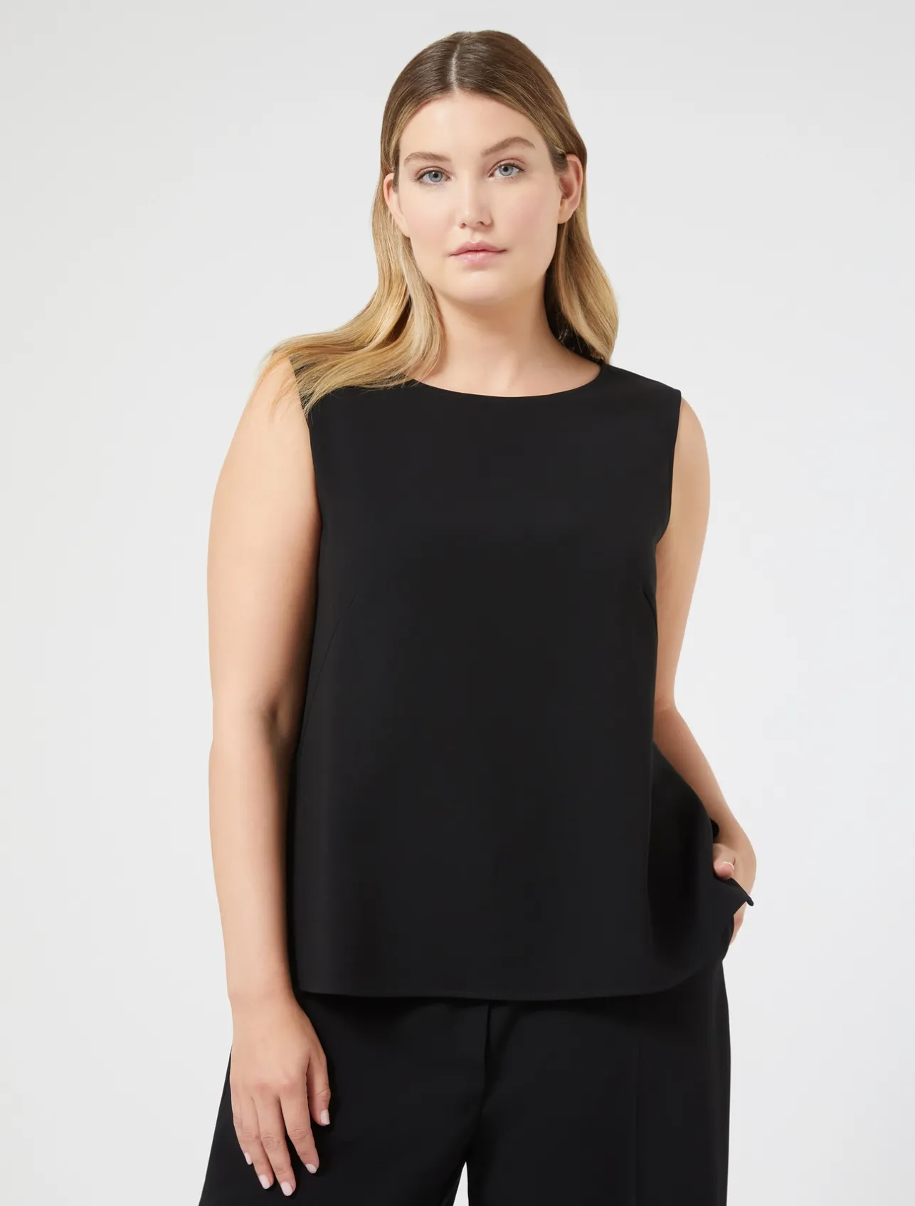 Clearance Marina Rinaldi Triacetate cady top BLACK