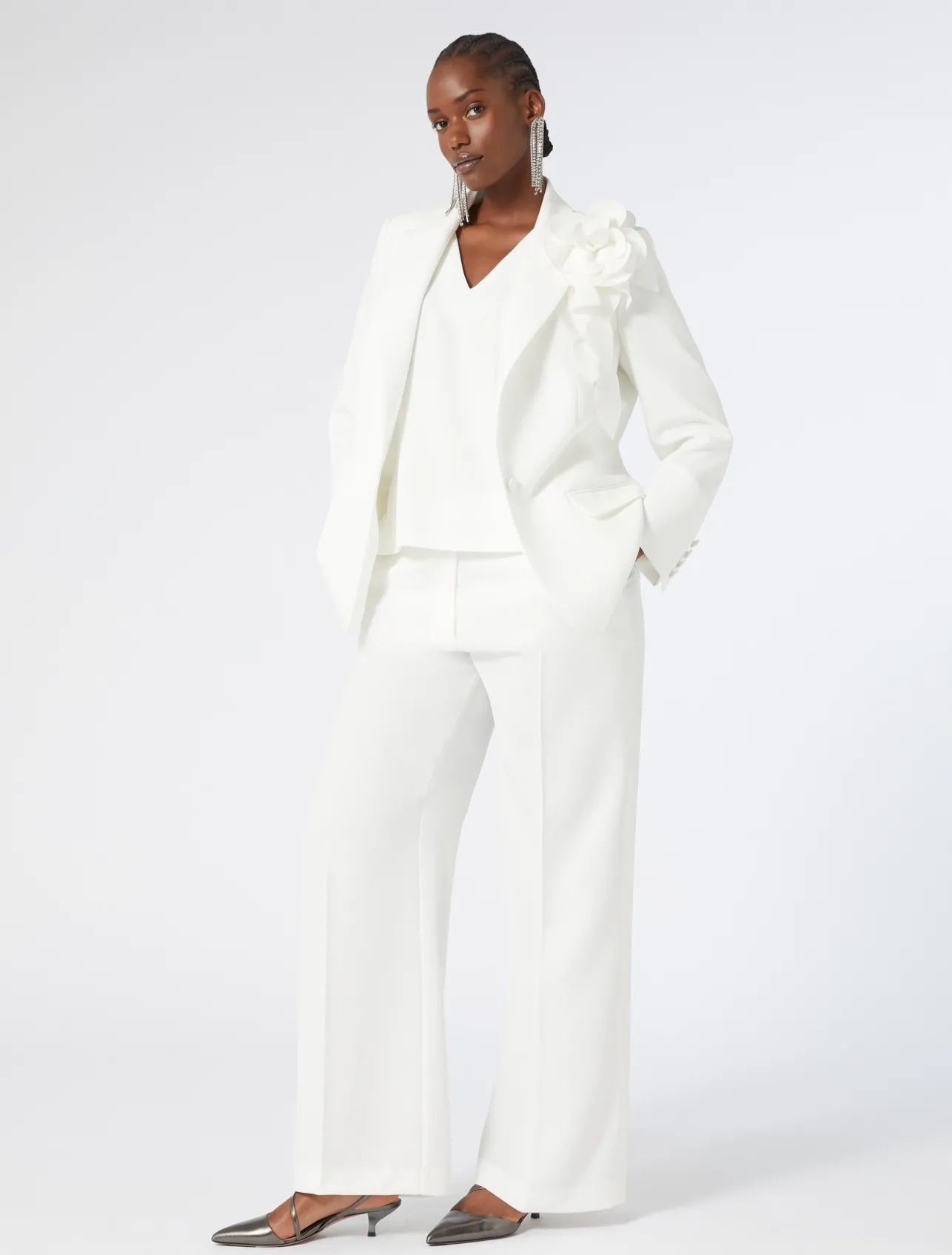 Best Marina Rinaldi Triacetate cady top WHITE