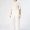 Online Marina Rinaldi Triacetate cady trousers WHITE