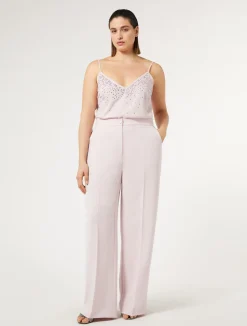 Clearance Marina Rinaldi Triacetate cady trousers PINK