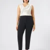 Fashion Marina Rinaldi Triacetate cady trousers MIDNIGHTBLUE