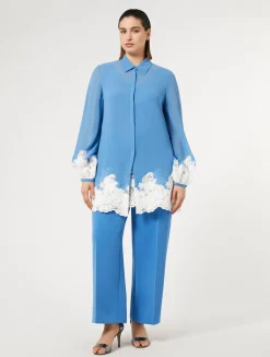 Clearance Marina Rinaldi Triacetate cady trousers AVIO