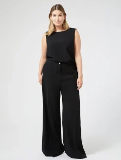 Hot Marina Rinaldi Triacetate cady trousers BLACK