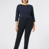 Online Marina Rinaldi Triacetate cady trousers MIDNIGHTBLUE