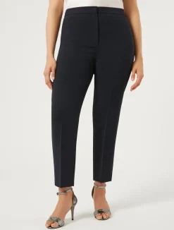 Fashion Marina Rinaldi Triacetate cady trousers MIDNIGHTBLUE