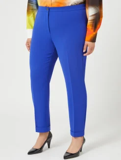 Online Marina Rinaldi Triacetate cady trousers BLUEPURPLE
