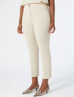 Best Marina Rinaldi Triacetate cady trousers BEIGE