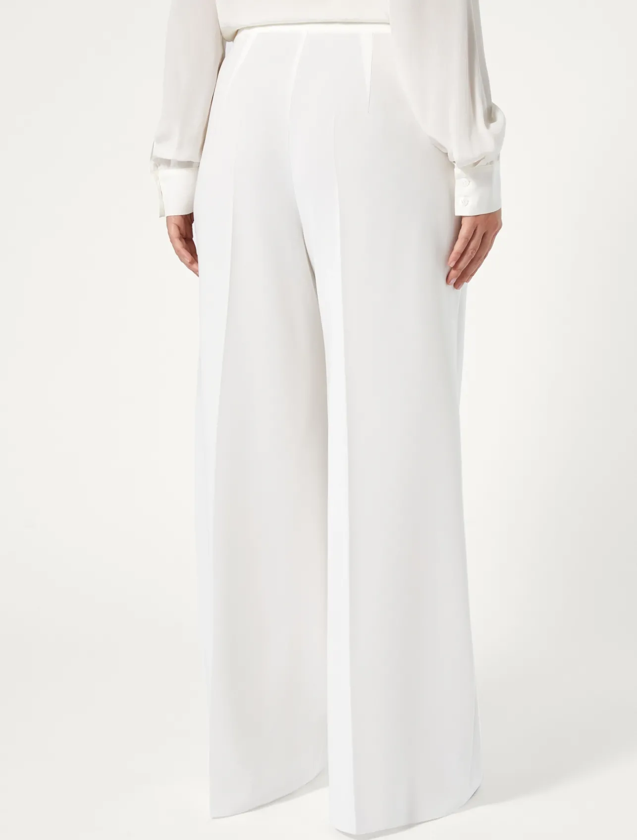 Hot Marina Rinaldi Triacetate cady trousers WHITE