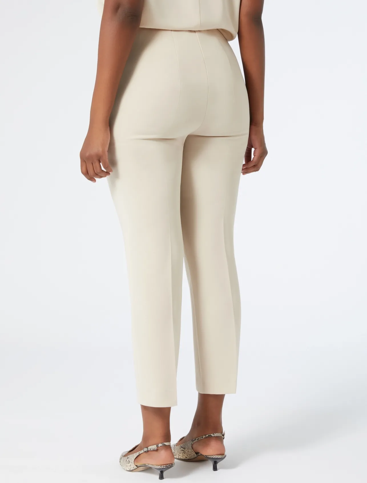Best Marina Rinaldi Triacetate cady trousers BEIGE