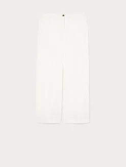 Online Marina Rinaldi Triacetate cady trousers WHITE