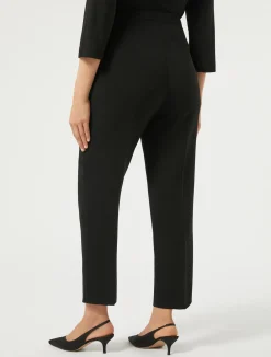 Clearance Marina Rinaldi Triacetate cady trousers BLACK