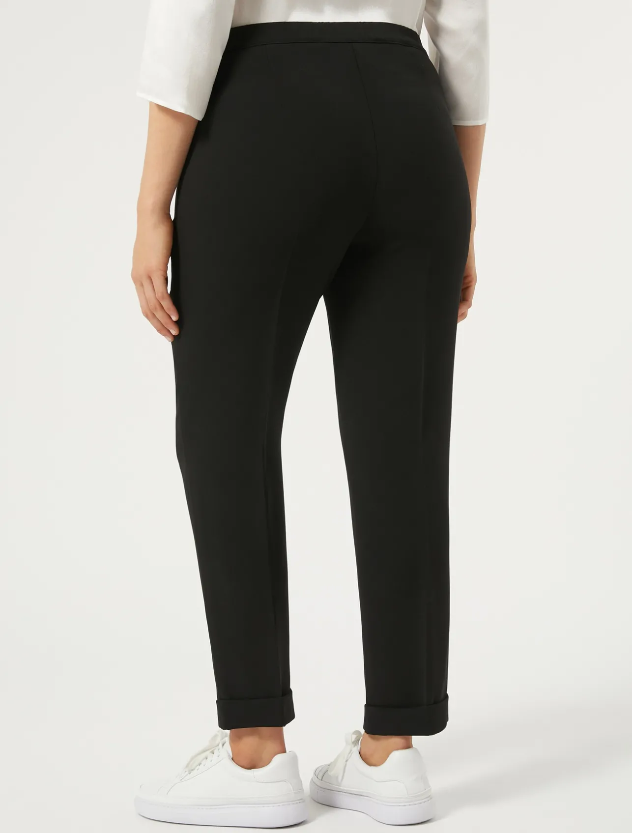 Clearance Marina Rinaldi Triacetate cady trousers BLACK