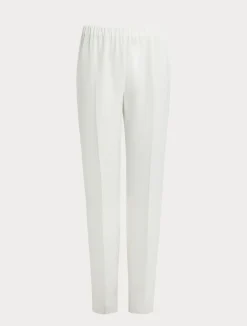 New Marina Rinaldi Triacetate cady trousers WHITE