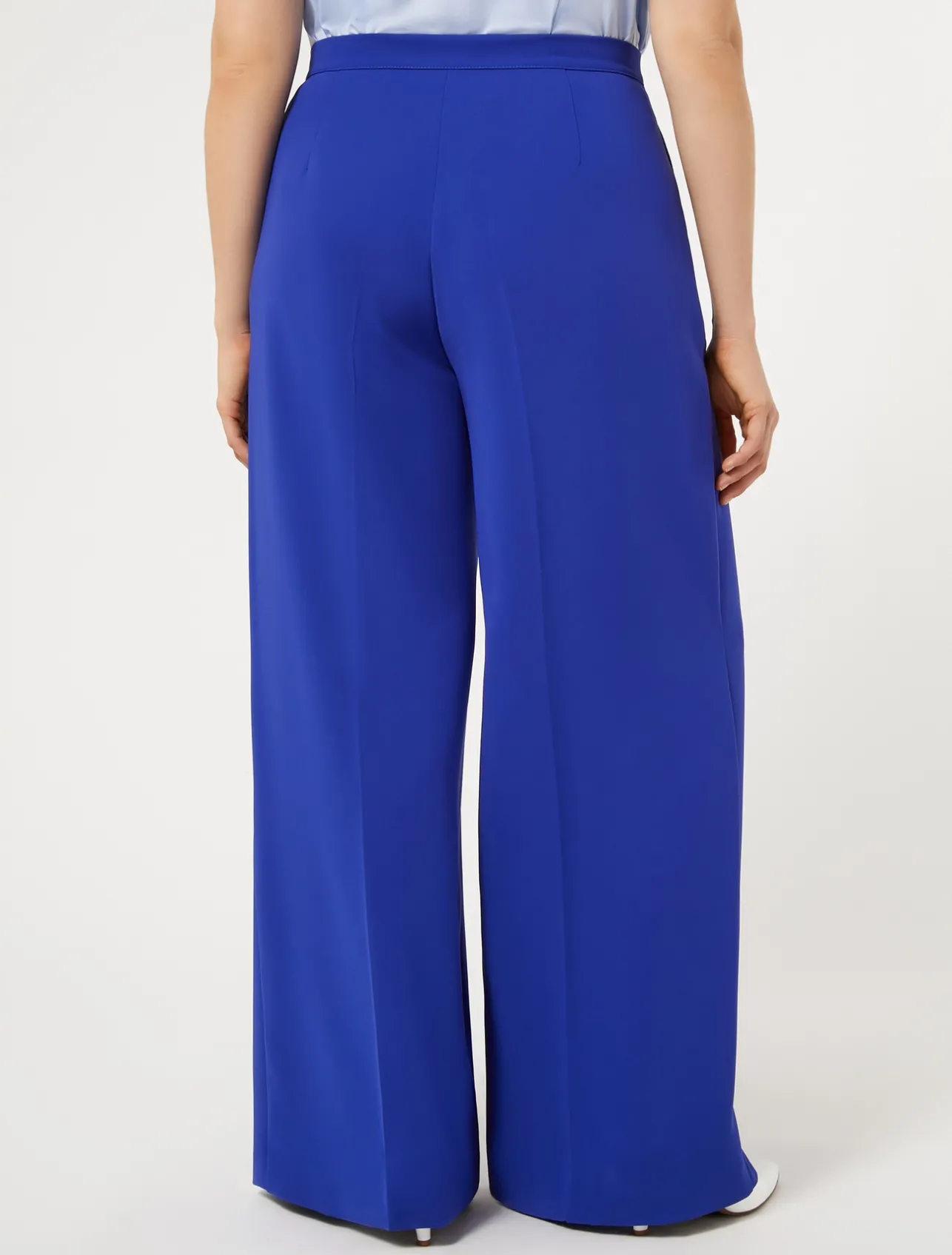 Best Marina Rinaldi Triacetate cady trousers BLUEPURPLE