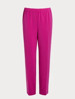New Marina Rinaldi Triacetate cady trousers FUCHSIA
