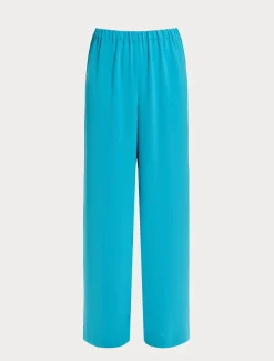 Clearance Marina Rinaldi Triacetate cady trousers TURQUOISE
