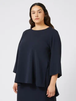 Clearance Marina Rinaldi Triacetate cady tunic MIDNIGHTBLUE