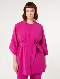 Hot Marina Rinaldi Triacetate cady tunic FUCHSIA